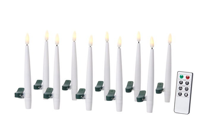 Julgransljus LED m/clips 10-pack Stemning